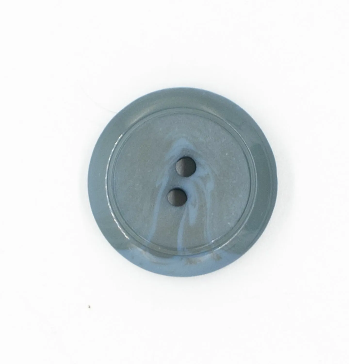 2 Hole Shiny Rim/Matt Centre Button