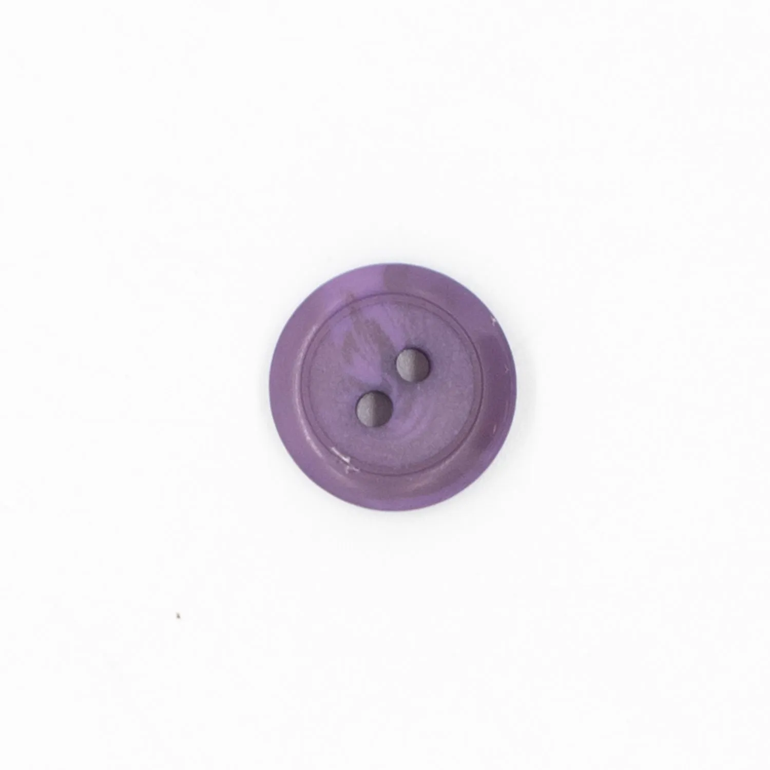 2 Hole Shiny Rim/Matt Centre Button