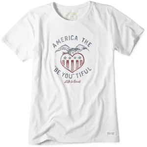 America Be You Tiful Crusher T-Shirt by Life is good