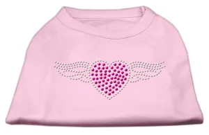 Aviator Rhinestone Shirt Light Pink XXL (18)