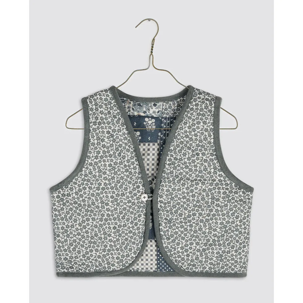 Bay Waistcoat - Patchwork Print Floral