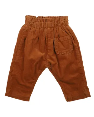 Bebe W24 Caramel Cord Paperbag Pants