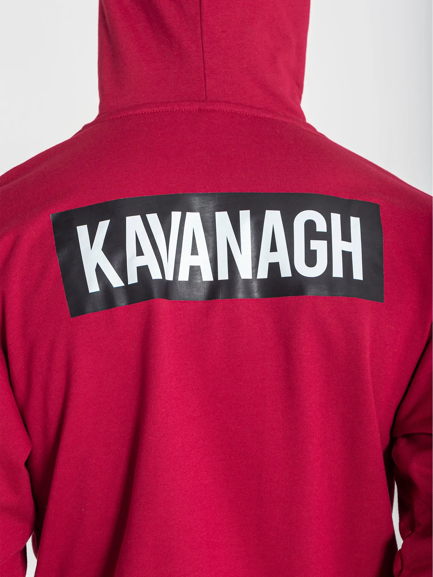 Burgundy Alert Hoodie