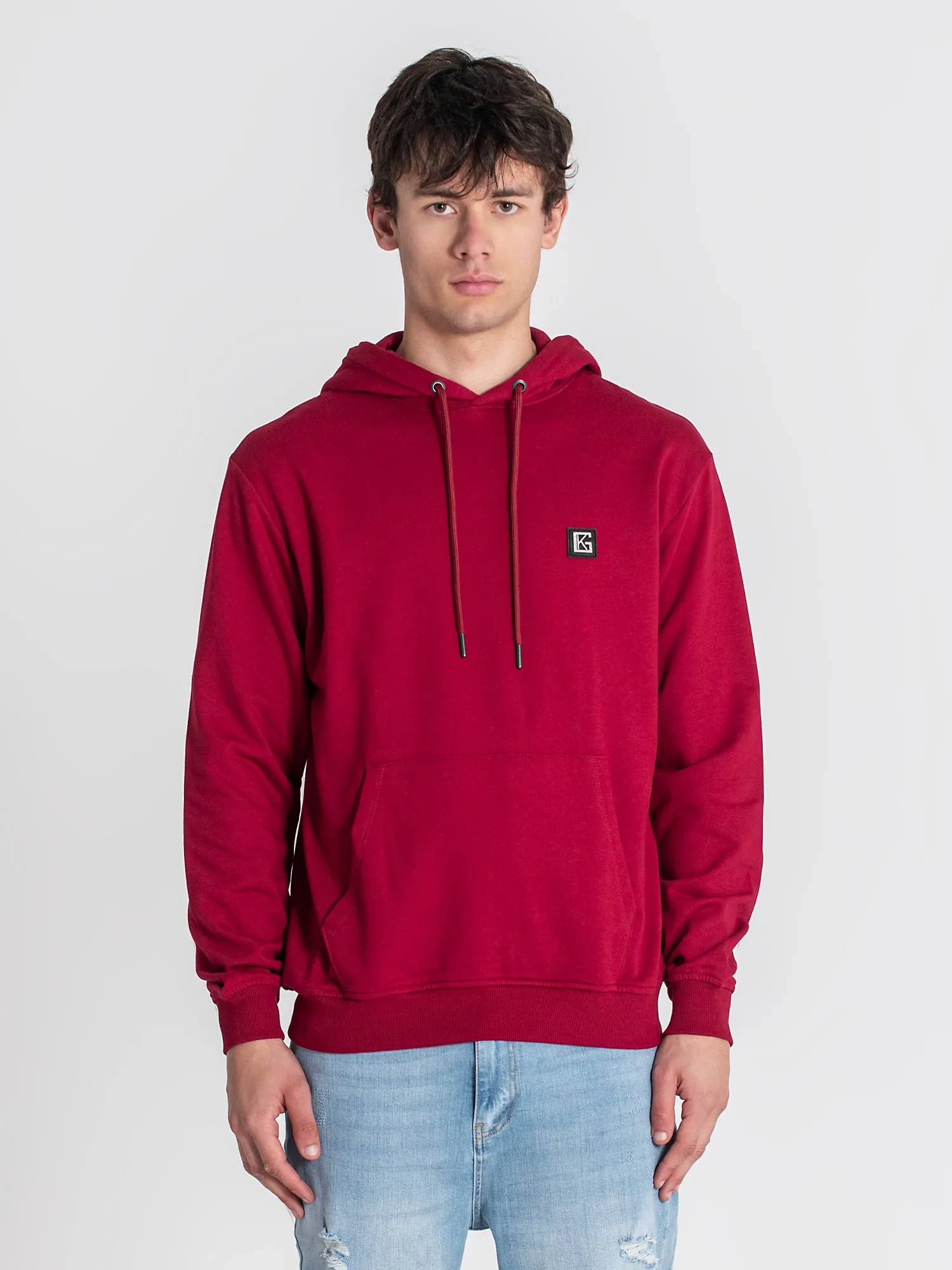 Burgundy Alert Hoodie