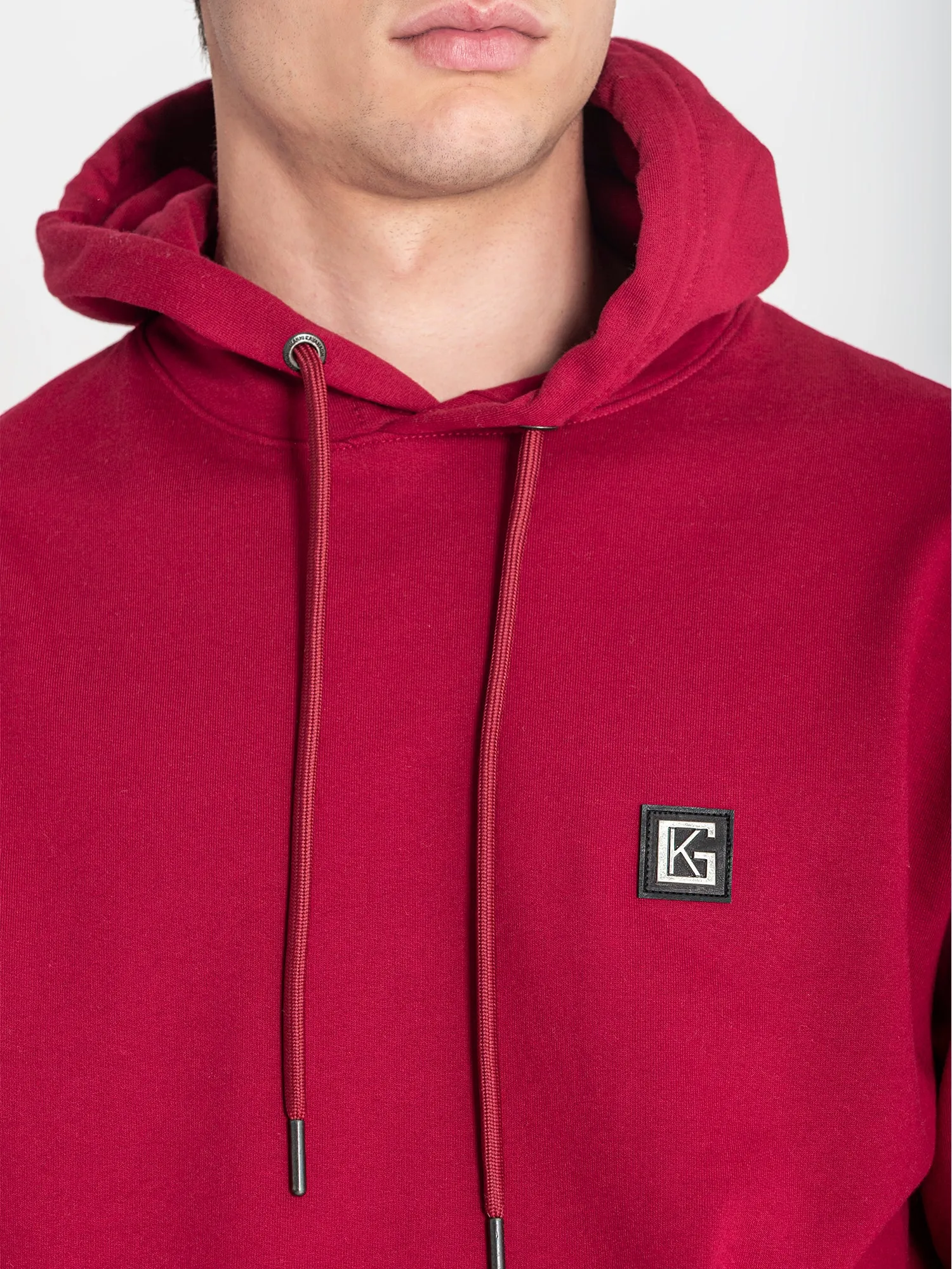 Burgundy Alert Hoodie