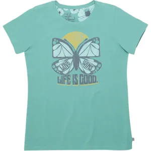 Butterfly Creamy T-Shirt by Life is good