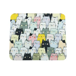 Colorful Cats Mouse Pad