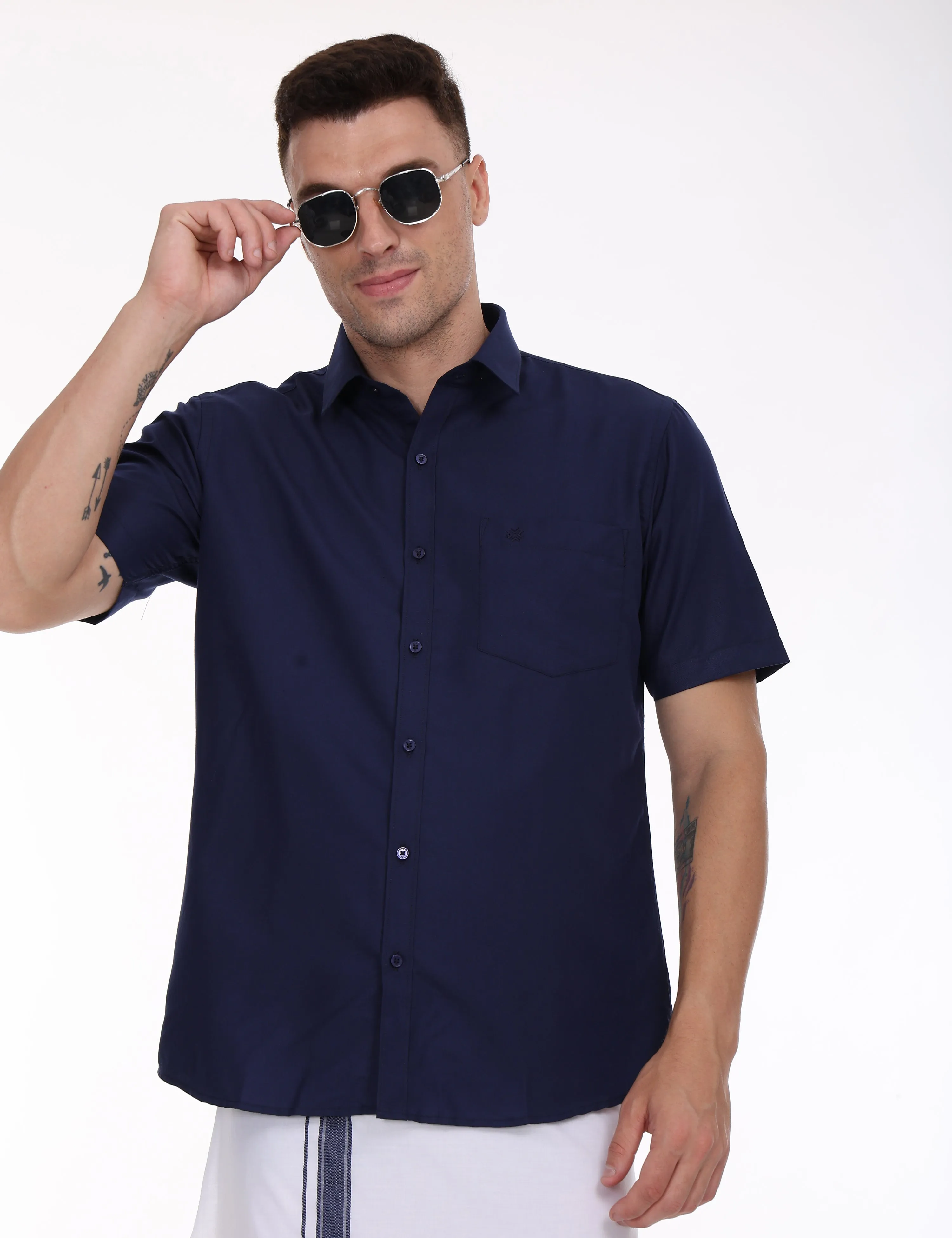 Cool Club Plus Cotton colour Shirt Half Sleeve - 31009