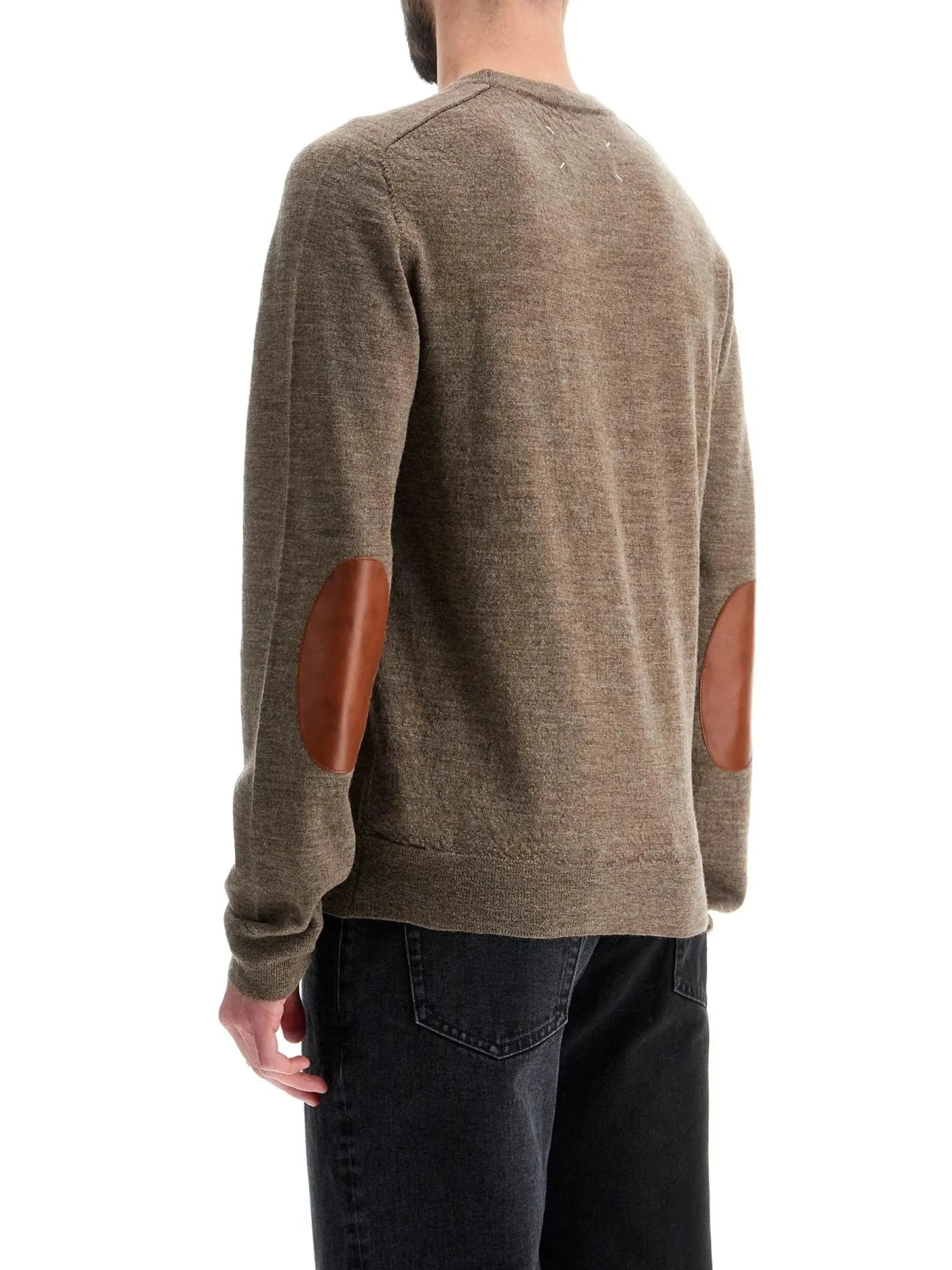 Elbow Patch Wool Sweater