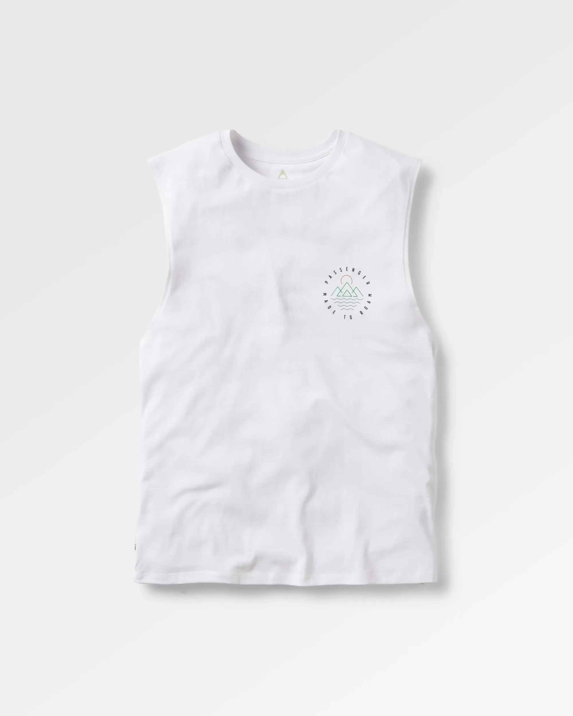 Escapism Recycled Cotton Vest - White