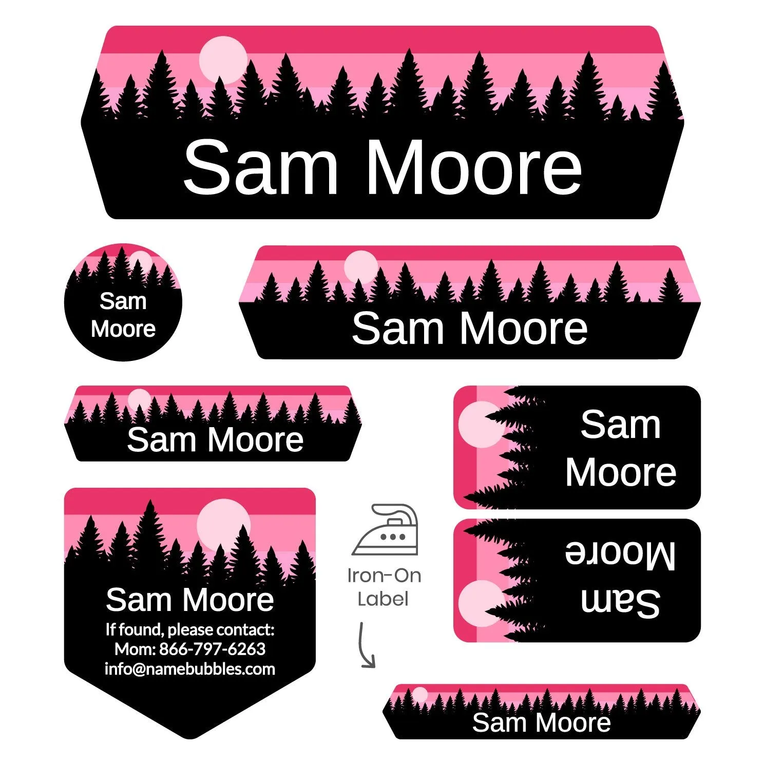 Forest Sky Sleepaway Camp Labels Pack