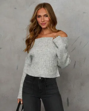 Frosted Feels Off Shoulder Sweater