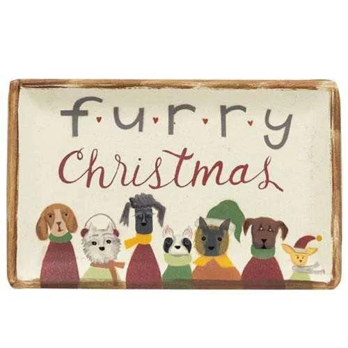 Furry Christmas Tray