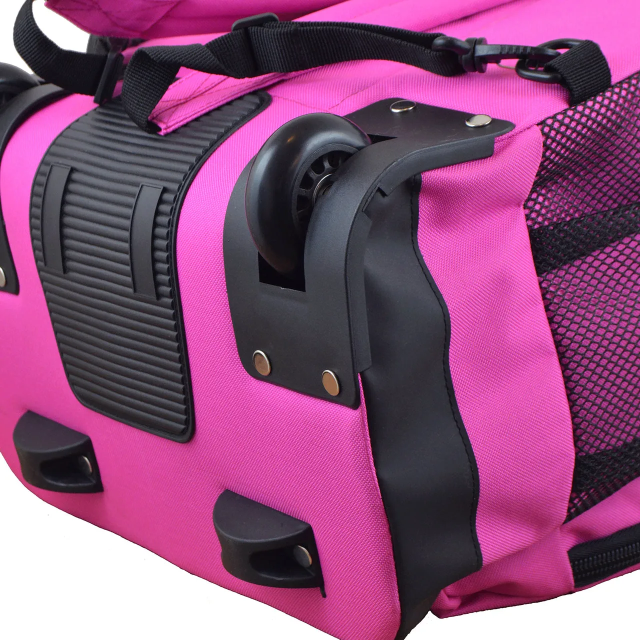 Georgia Tech Premium Wheeled Backpack in Pink