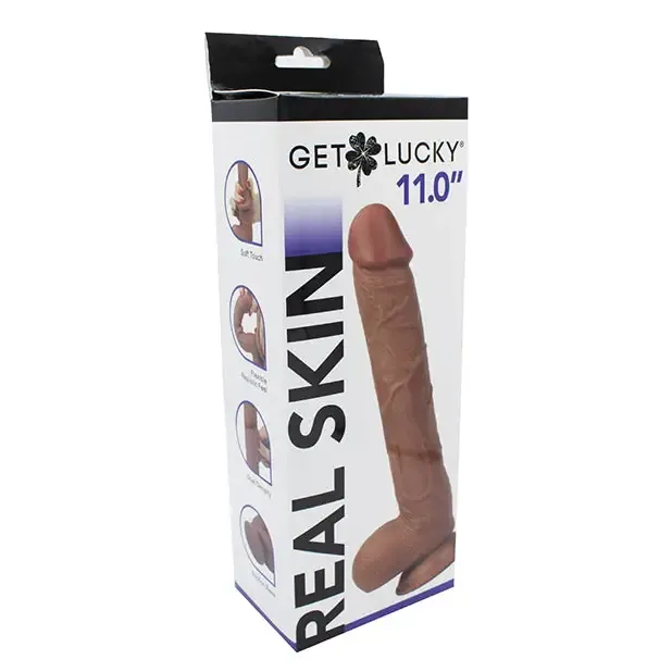 Get Lucky 11" Real Skin Series - Light Brown