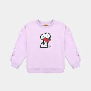 Girls Cotton Terry Sweatshirt A Perfect Friend