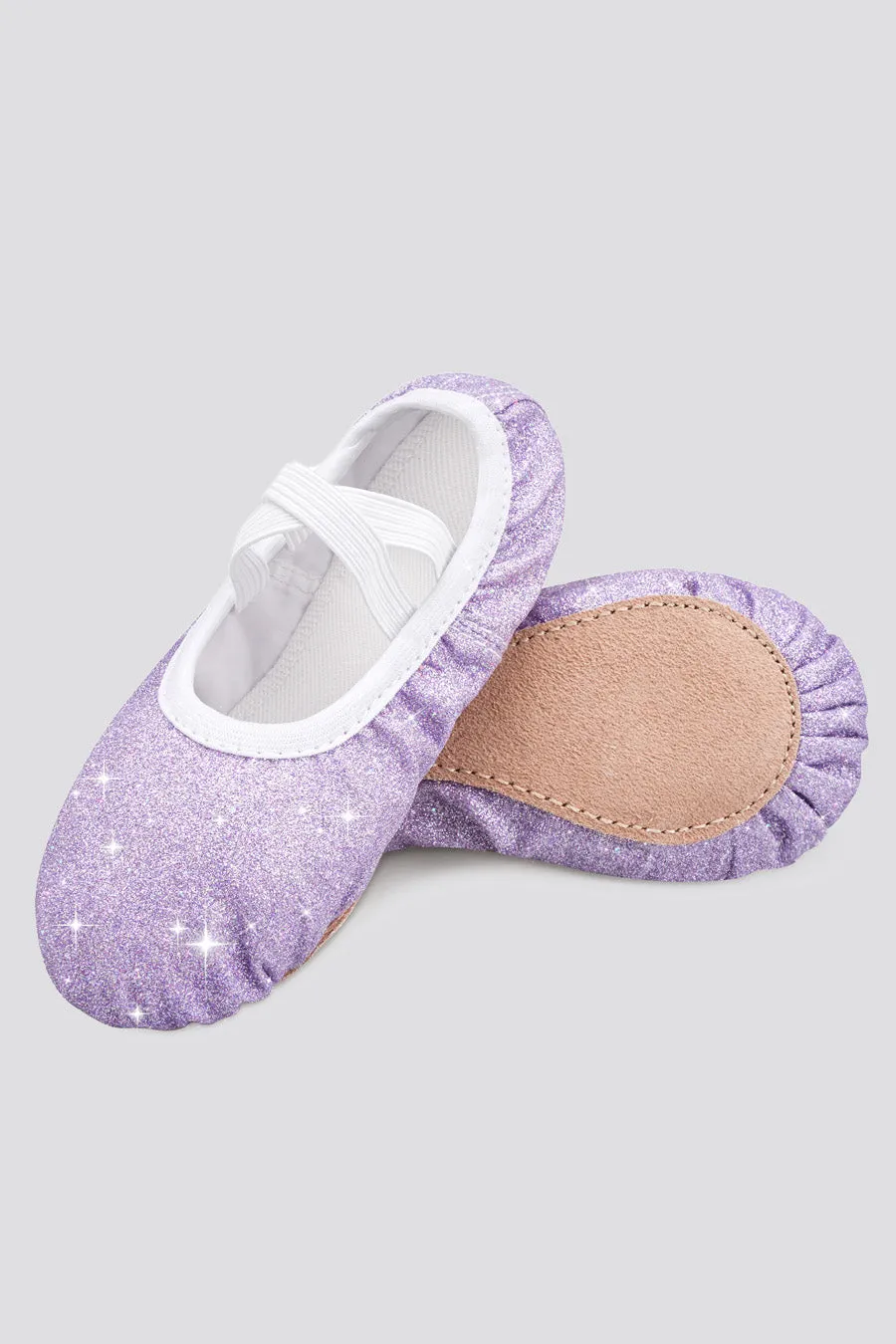 Girl's Glitter Ballet Shoes