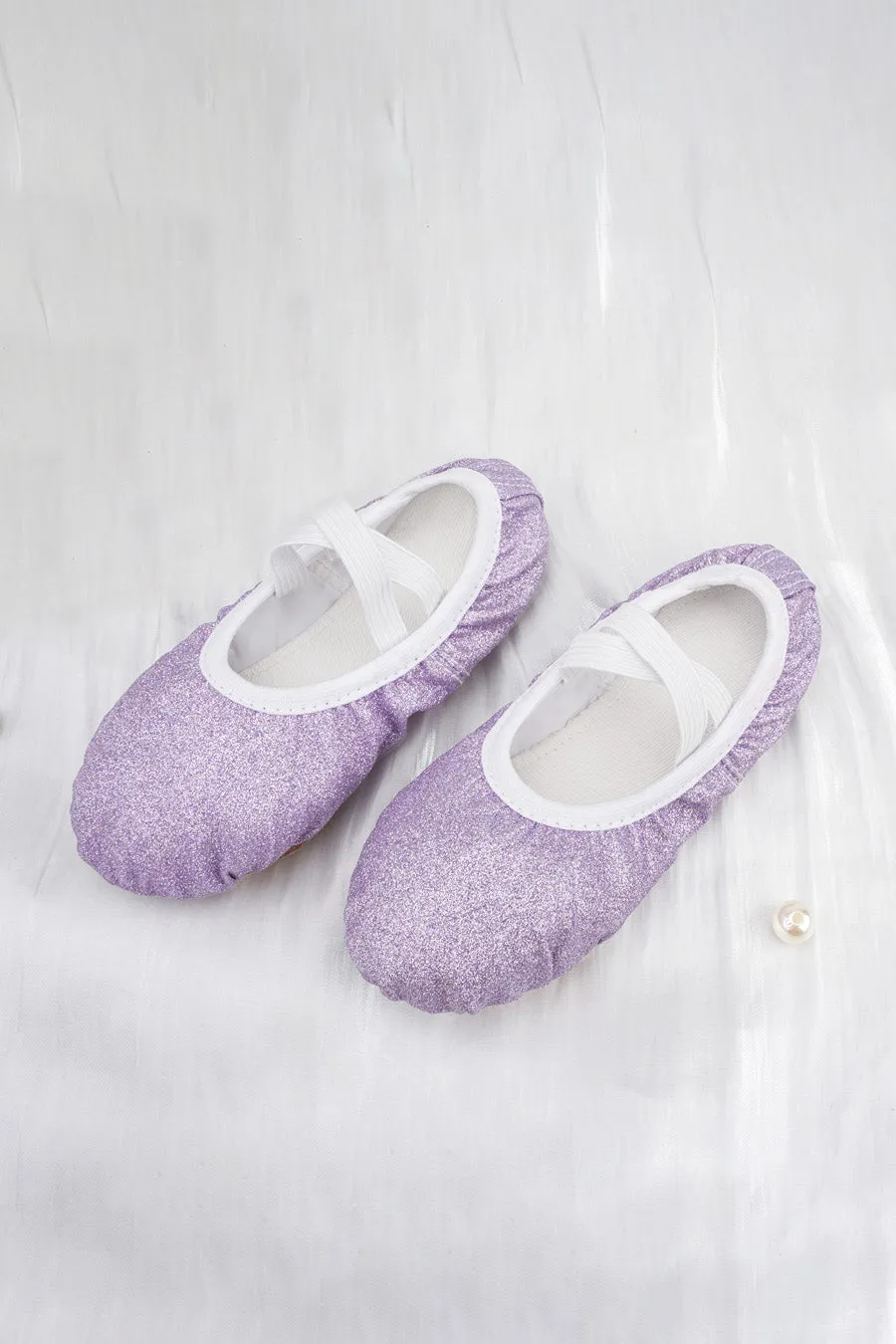 Girl's Glitter Ballet Shoes