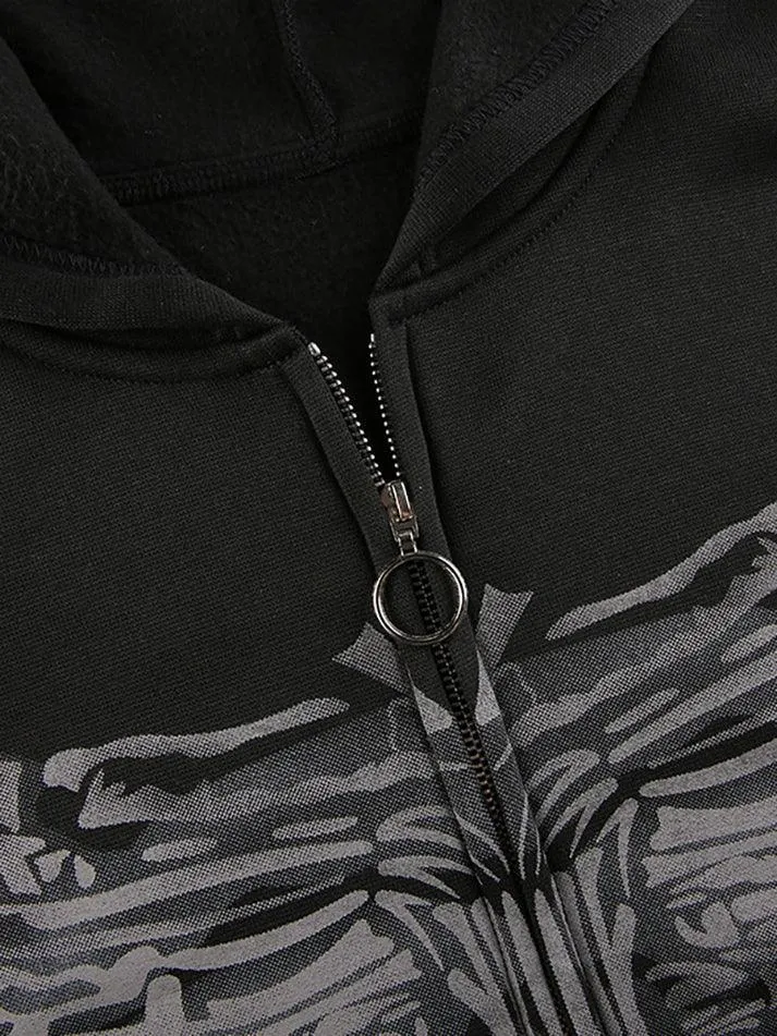 Goth Graphic Hoodie