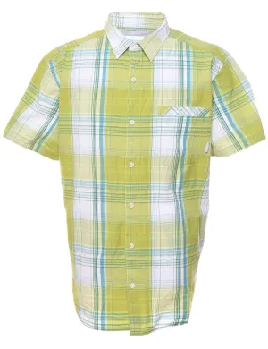 Green & Blue Columbia Checked Shirt - XL