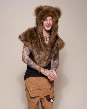 Grizzly Bear Collector Edition Faux Fur Shawl | Men's