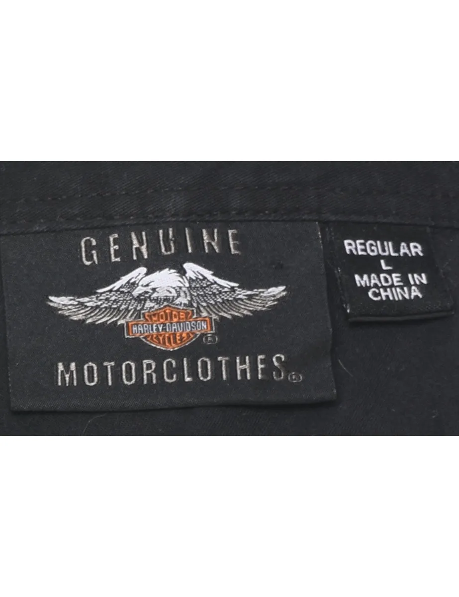 Harley Davidson Y2K Shirt - L