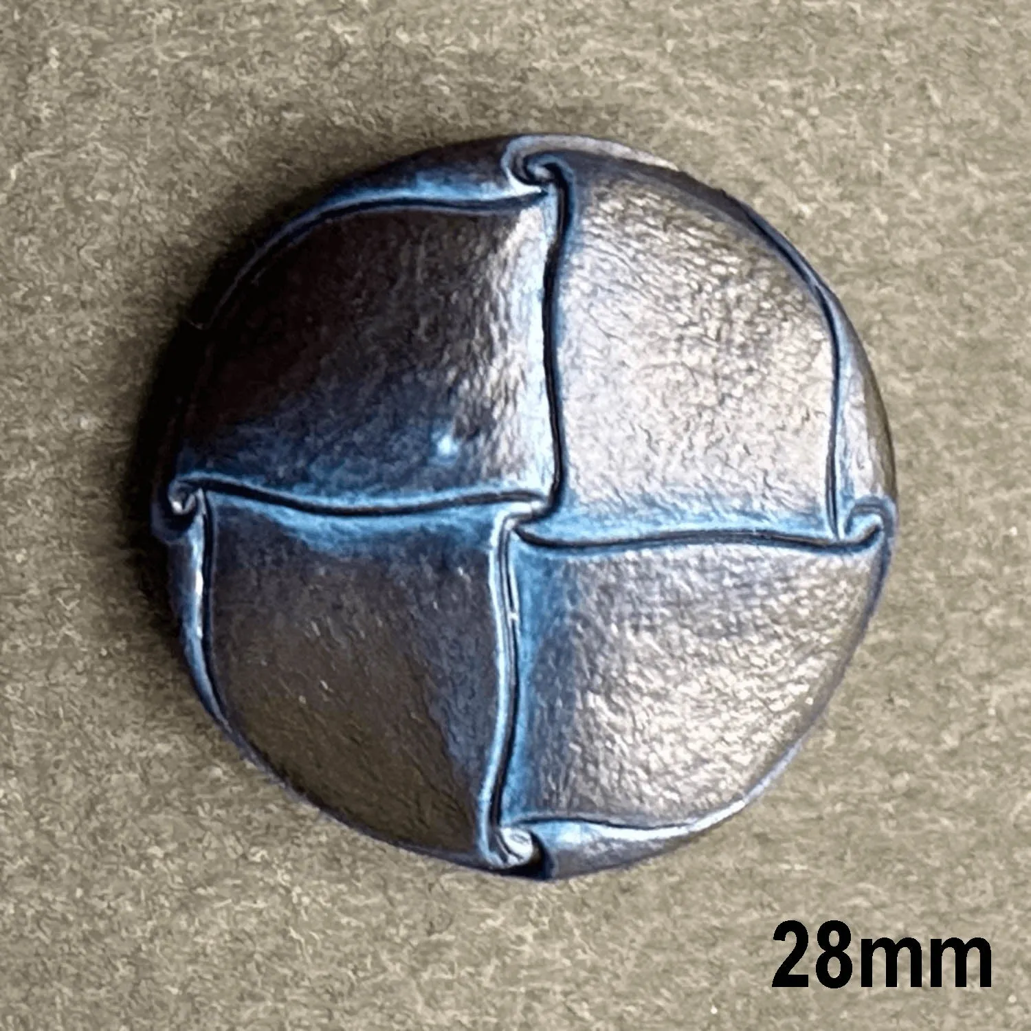 Imitation Leather Shank Button