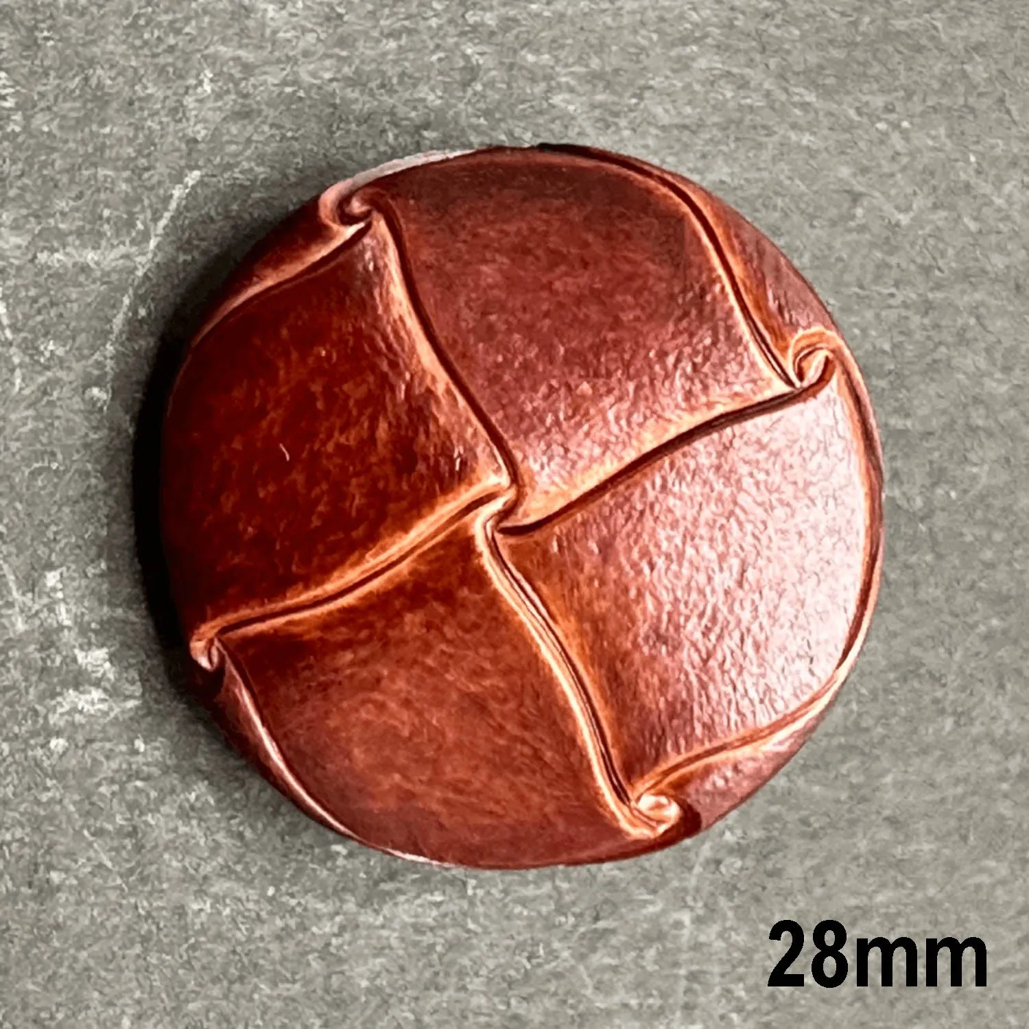 Imitation Leather Shank Button