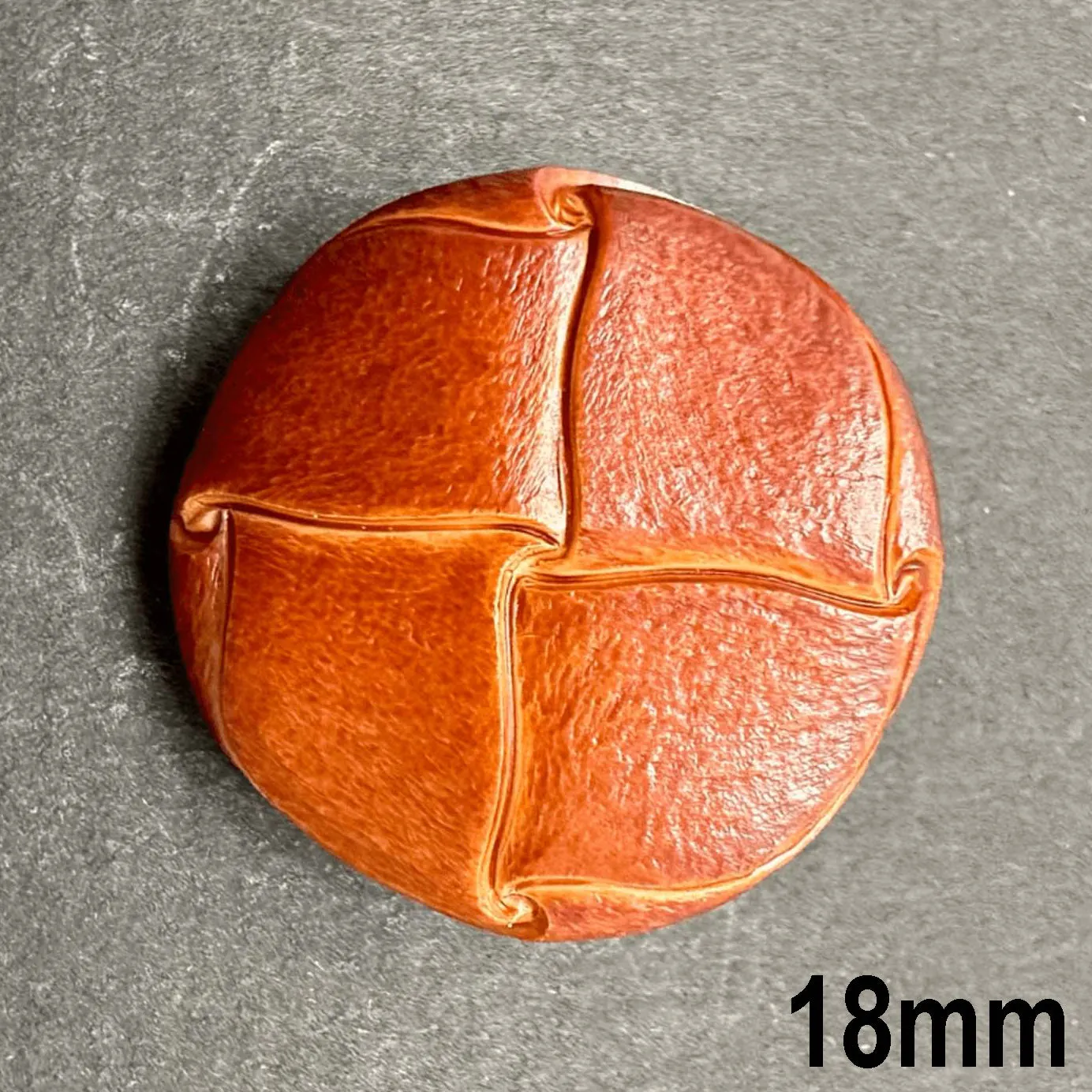 Imitation Leather Shank Button