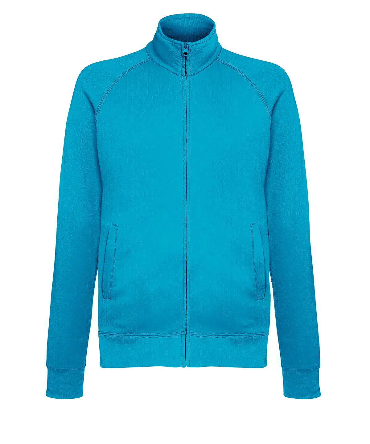 Lightweight sweatshirt jacket | Azure Blue