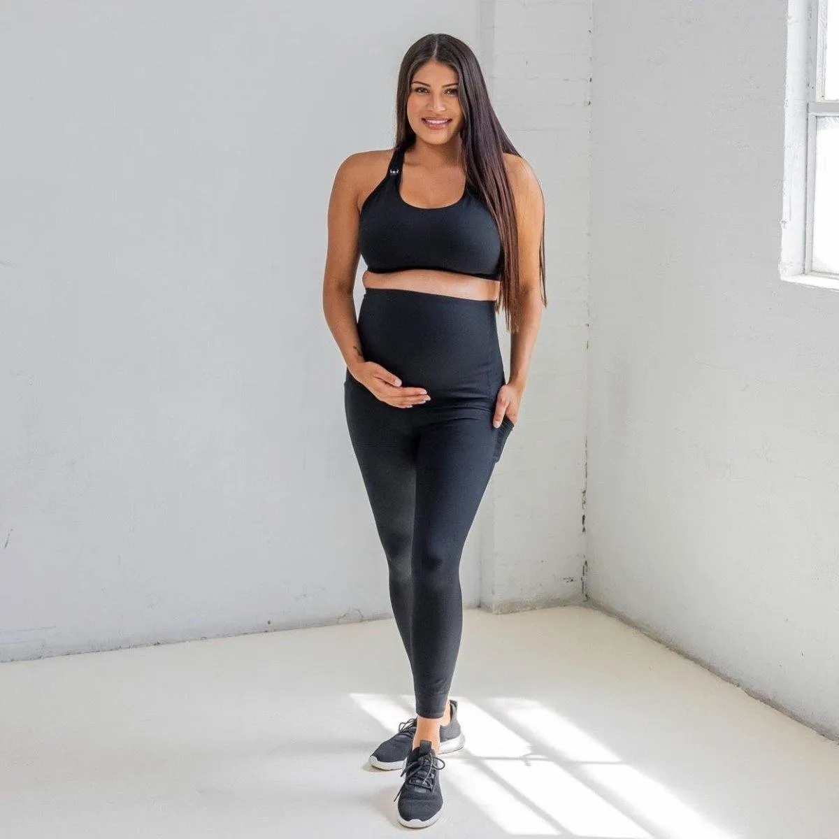 Lux Maternity Pants - Black