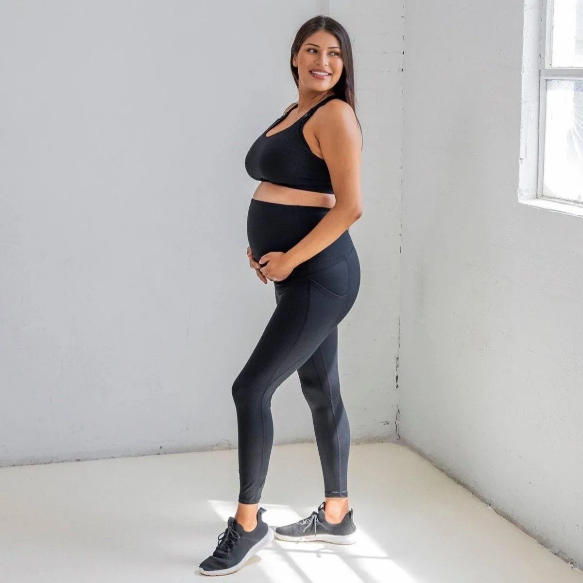 Lux Maternity Pants - Black