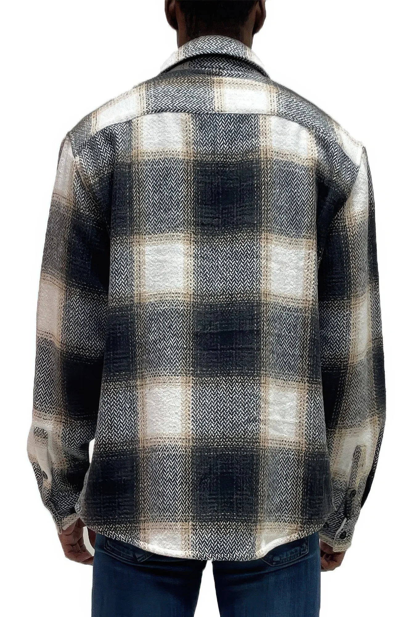 Mens Flannel Shirt Jacket