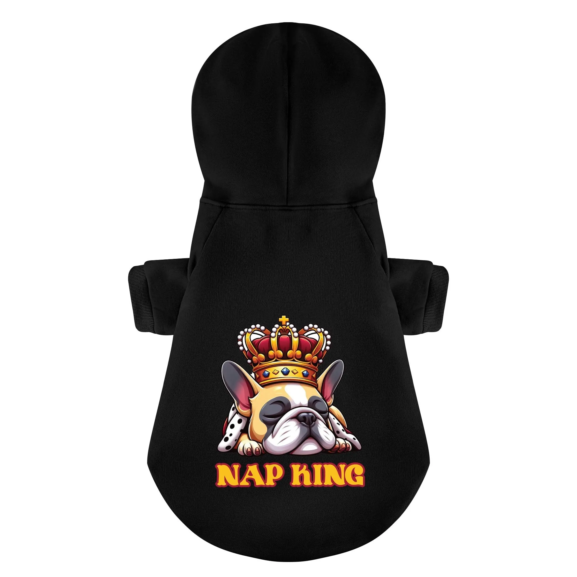 Nap king - Personalized French Bulldog Hoodies with Funny Quotes – Stylish, Cozy, and Premium 100% Cotton