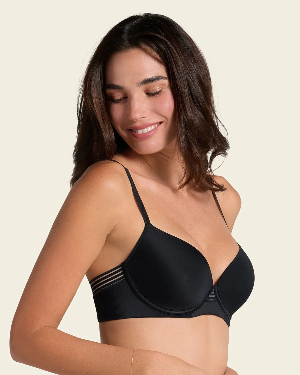 Natural Look lightly lined underwire t-shirt bra