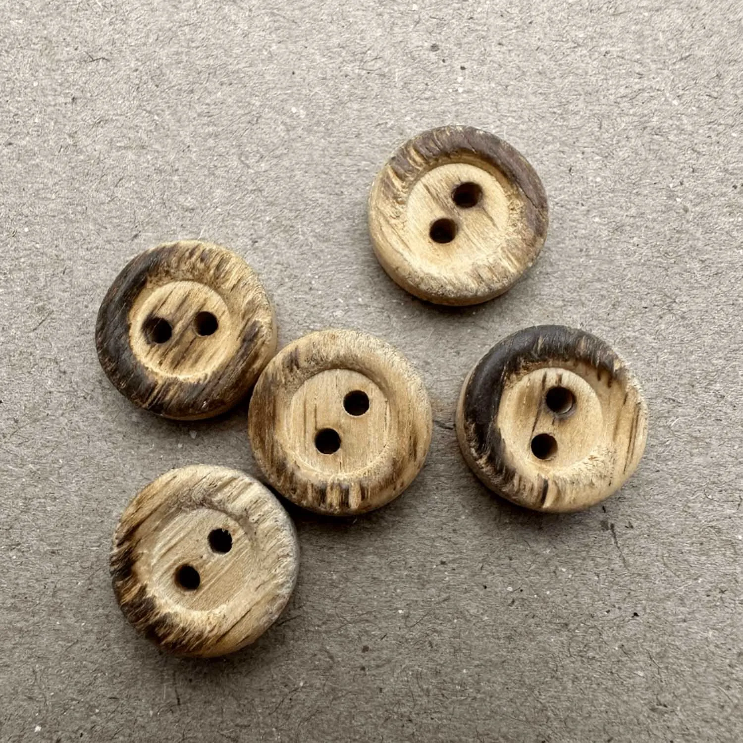 Natural Wooden Button