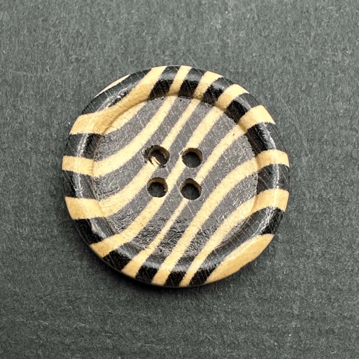 Natural Wooden Button