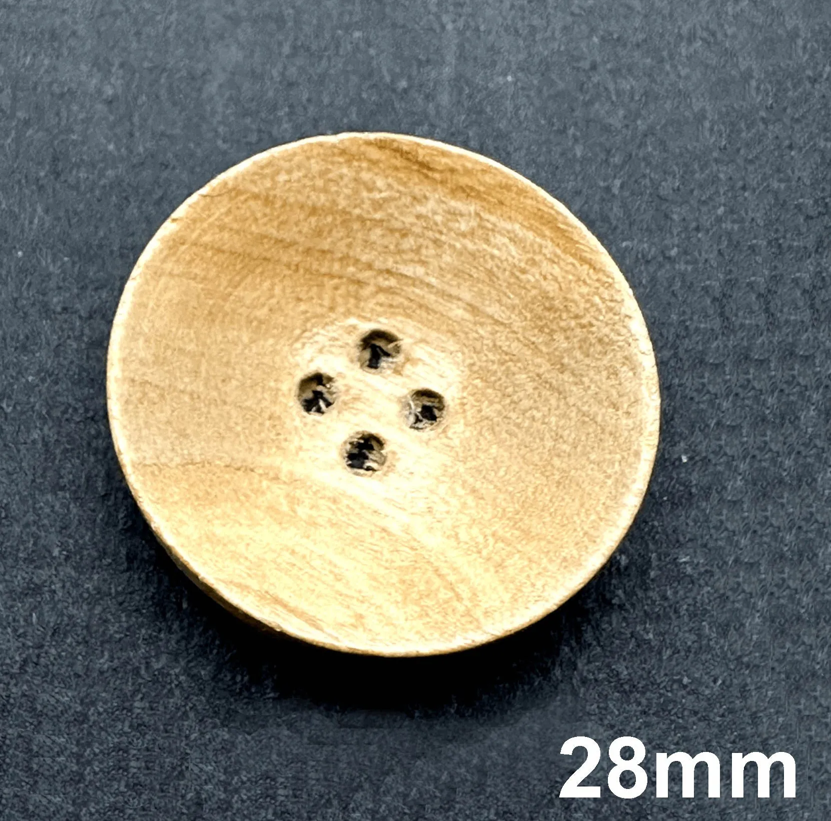 Natural Wooden Button