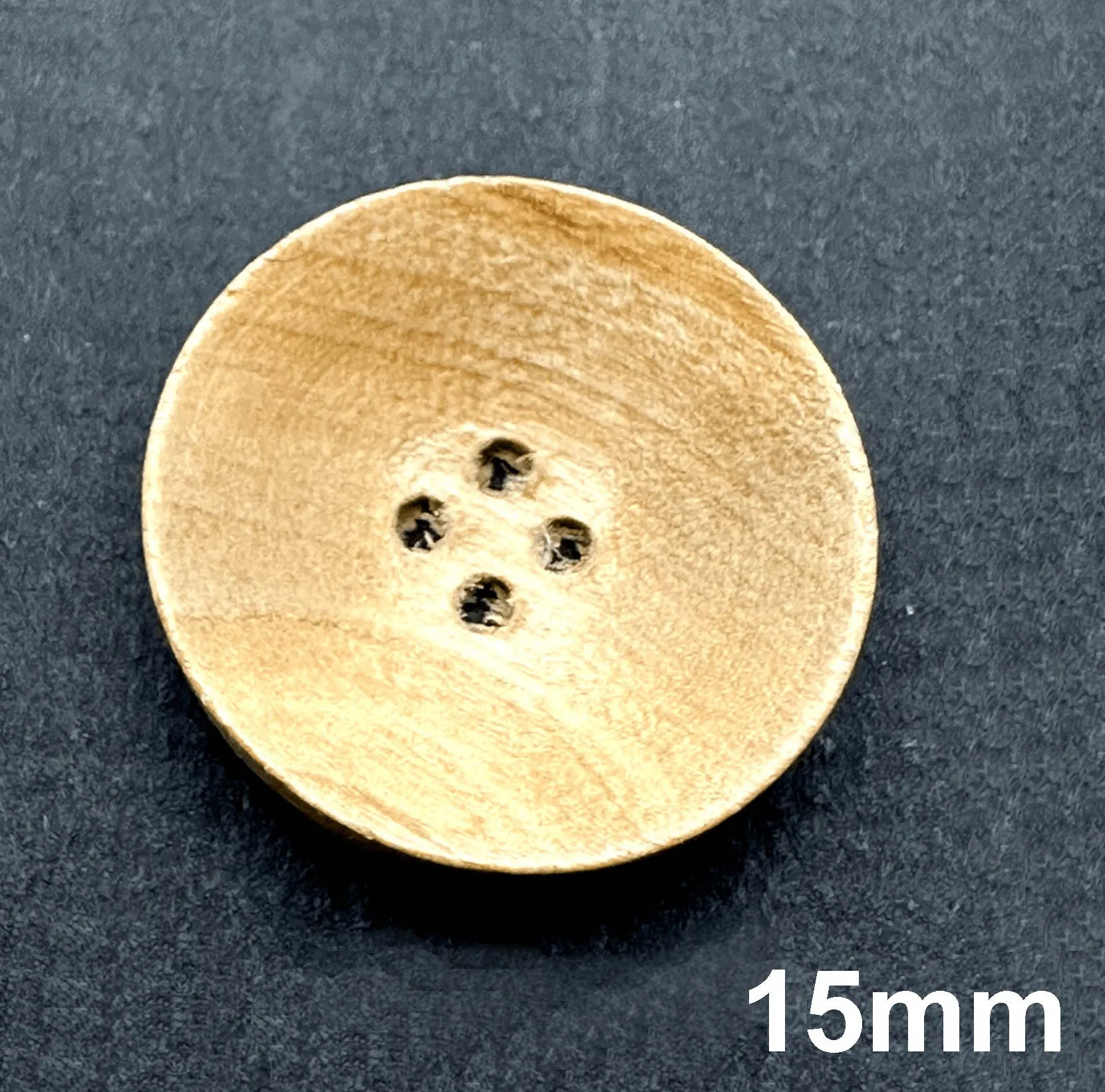 Natural Wooden Button