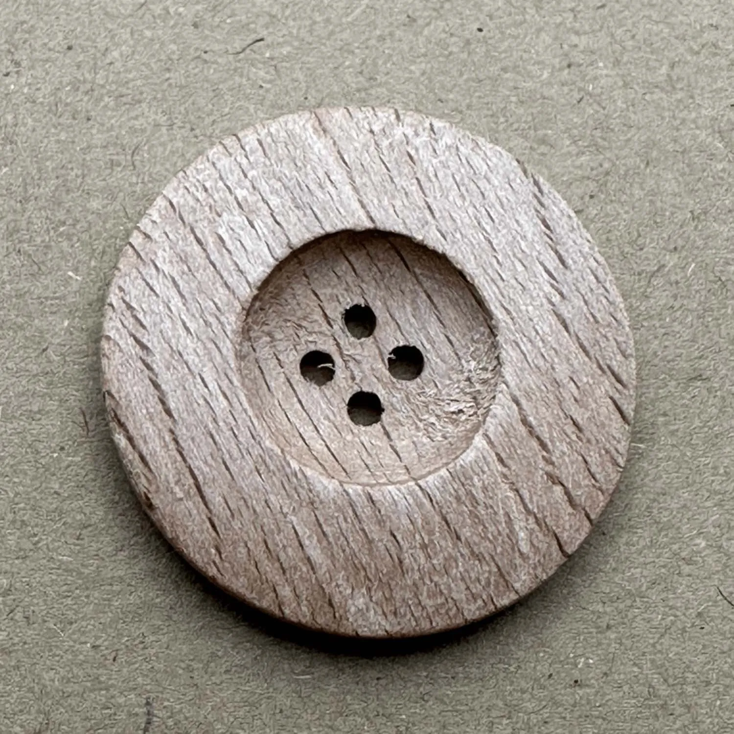 Natural Wooden Button