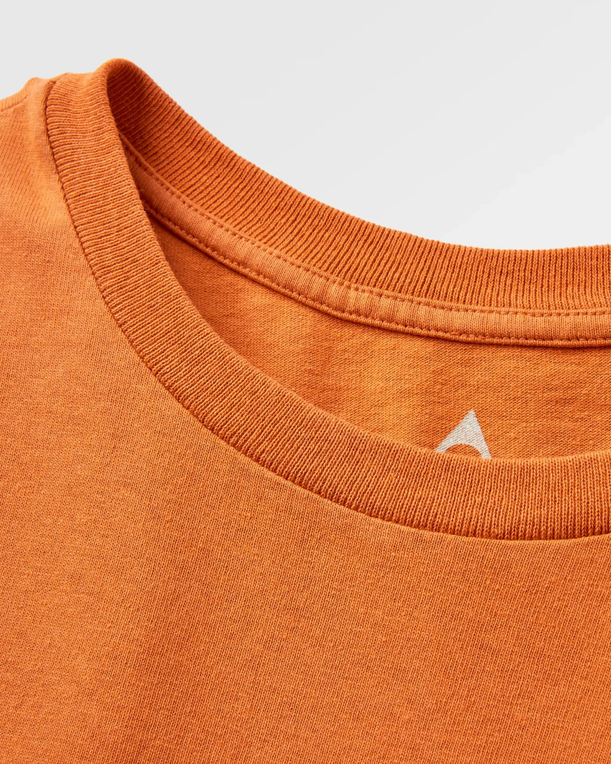 Odyssey Recycled Cotton T-Shirt - Burnt Orange