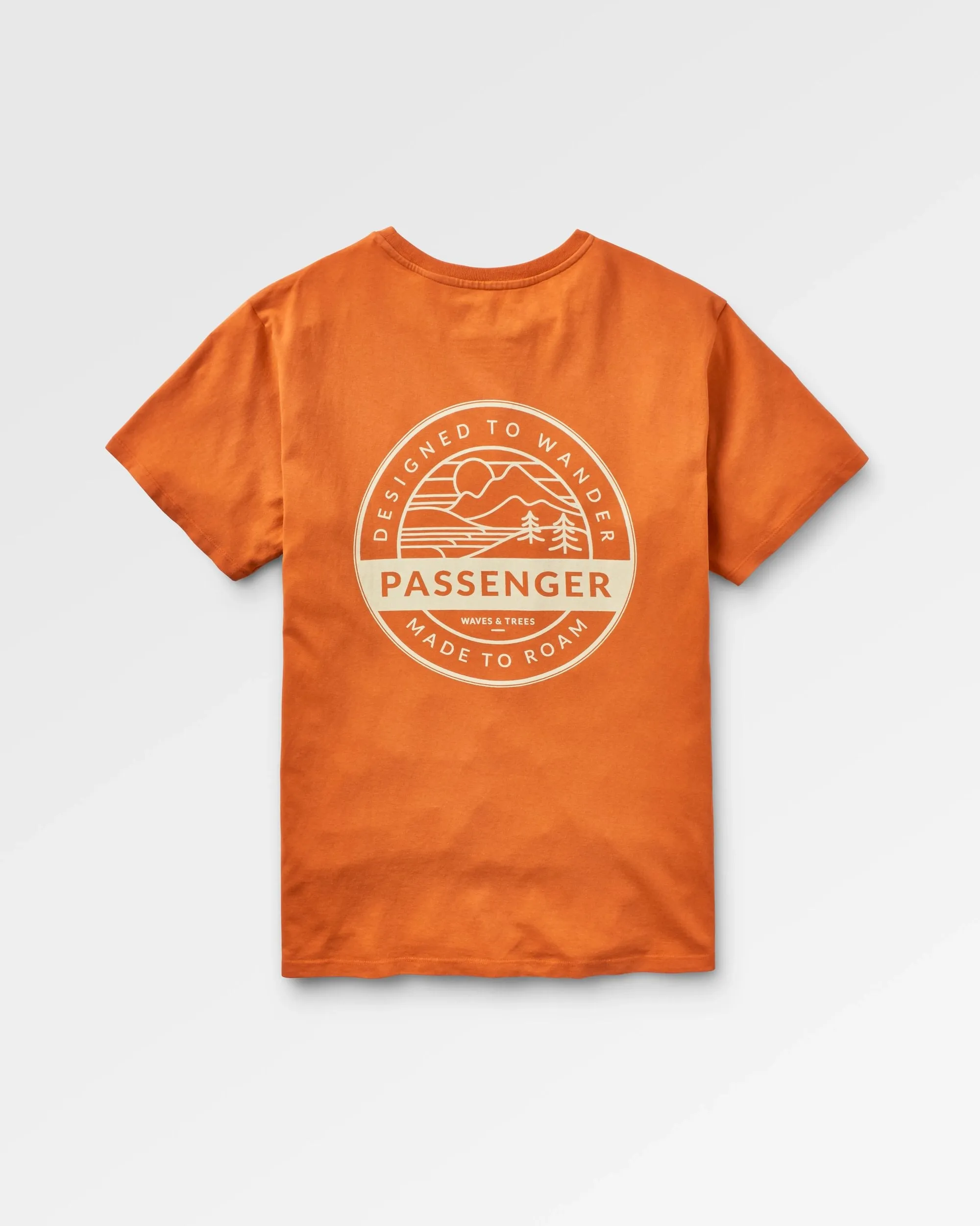 Odyssey Recycled Cotton T-Shirt - Burnt Orange