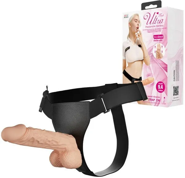 Pretty Love Ultra Passionate Strap-On Harness Realistic Dildo For Her Multi-Speed Vibration