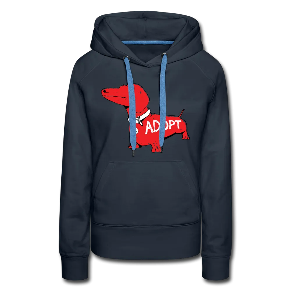 "Big Red Dog" Contoured Premium Hoodie