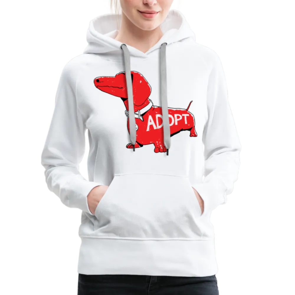 "Big Red Dog" Contoured Premium Hoodie