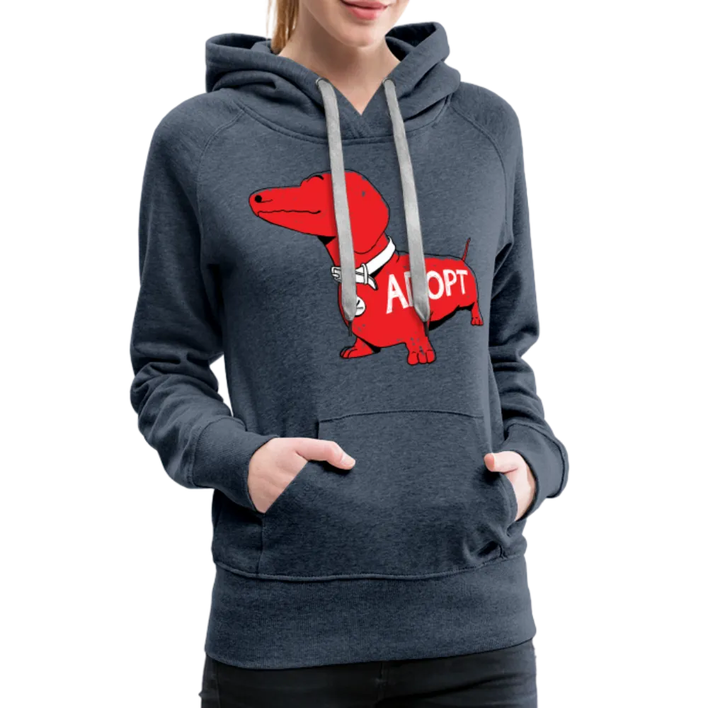 "Big Red Dog" Contoured Premium Hoodie