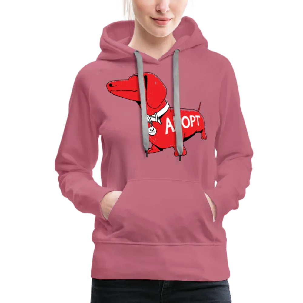 "Big Red Dog" Contoured Premium Hoodie