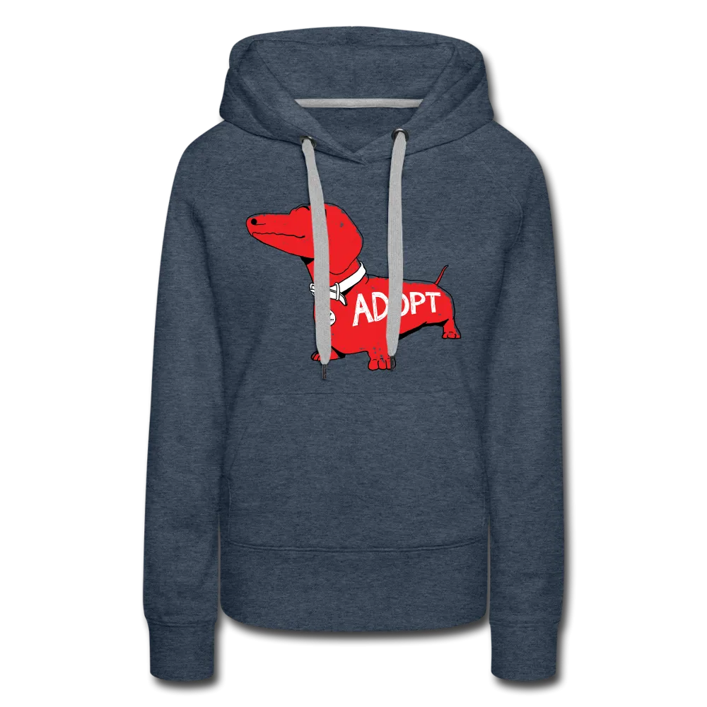 "Big Red Dog" Contoured Premium Hoodie