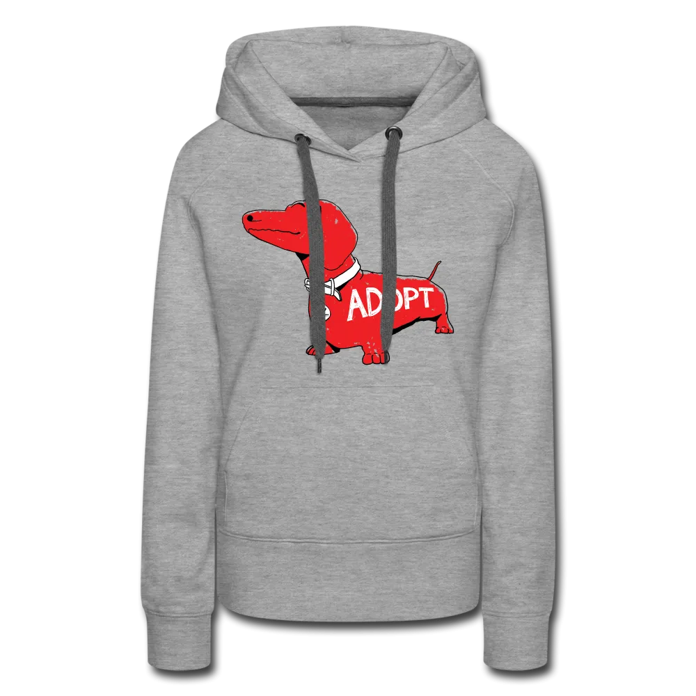 "Big Red Dog" Contoured Premium Hoodie