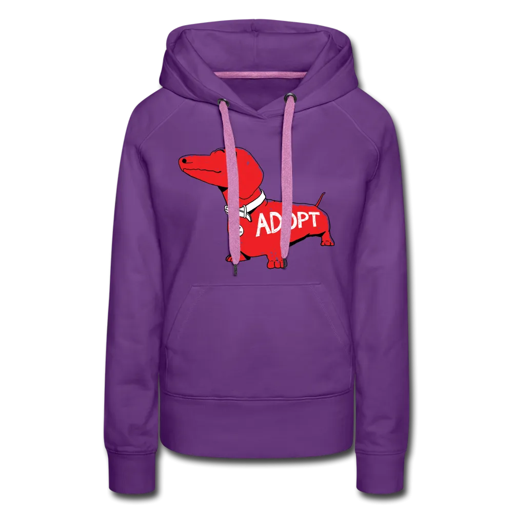 "Big Red Dog" Contoured Premium Hoodie